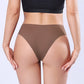 Seamless, sexy underwear with a low waist made of ice silk