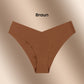 Seamless, sexy underwear with a low waist made of ice silk