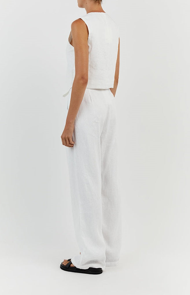 Cropped Vest Pants Suit