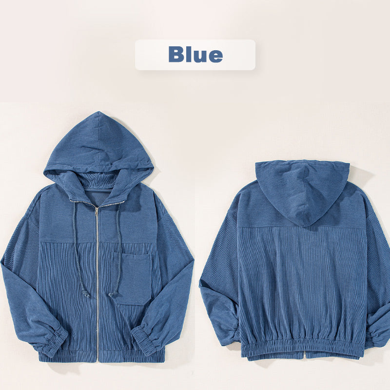 🔥⌛Women's Casual Lapel Hooded Jacket