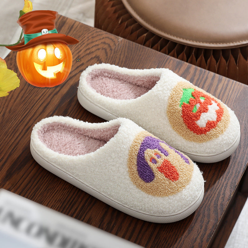 Halloween Theme Warm & Cozy Indoor Slippers