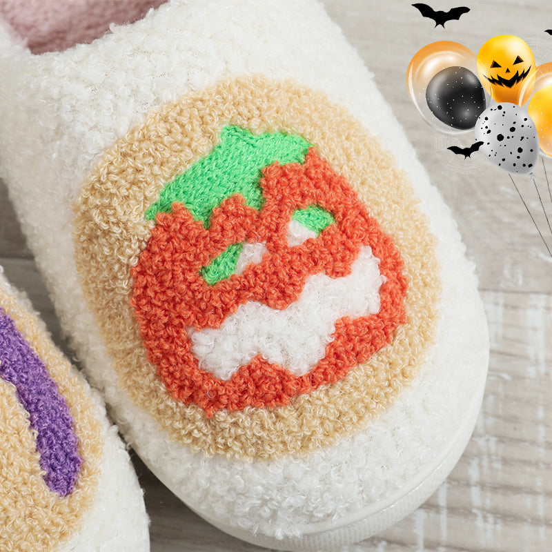 Halloween Theme Warm & Cozy Indoor Slippers