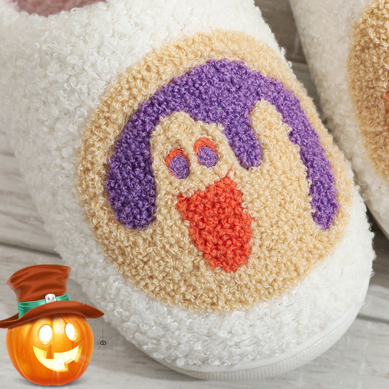 Halloween Theme Warm & Cozy Indoor Slippers