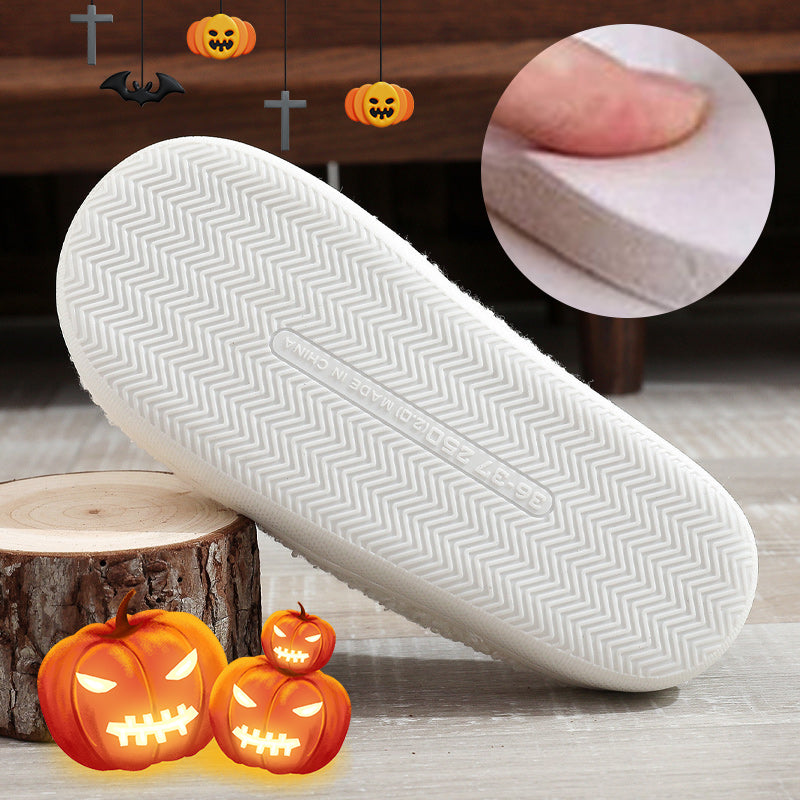 Halloween Theme Warm & Cozy Indoor Slippers