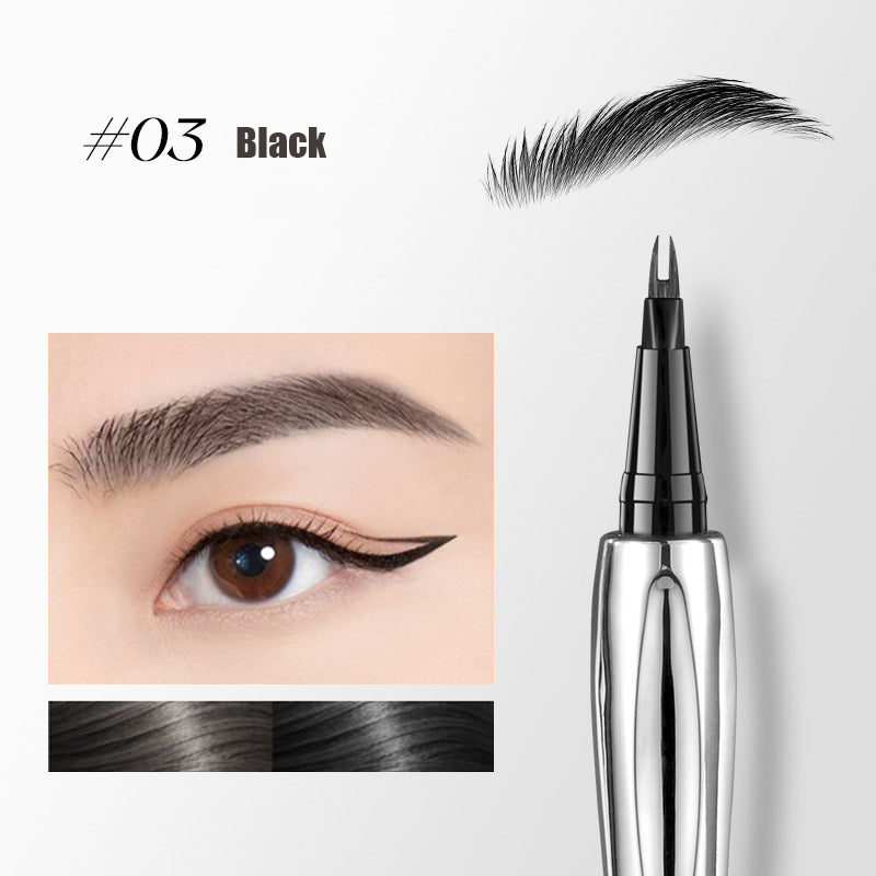 💖🔥Hot Sale💖2024 Upgraded Natural Waterproof Eyebrow Pen with Microfine Tip