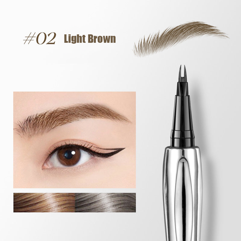 💖🔥Hot Sale💖2024 Upgraded Natural Waterproof Eyebrow Pen with Microfine Tip