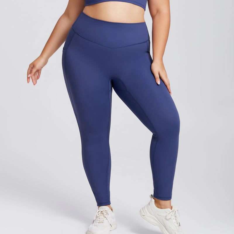 High-Waisted Tummy Control Side Pocket Shaping Training Leggings