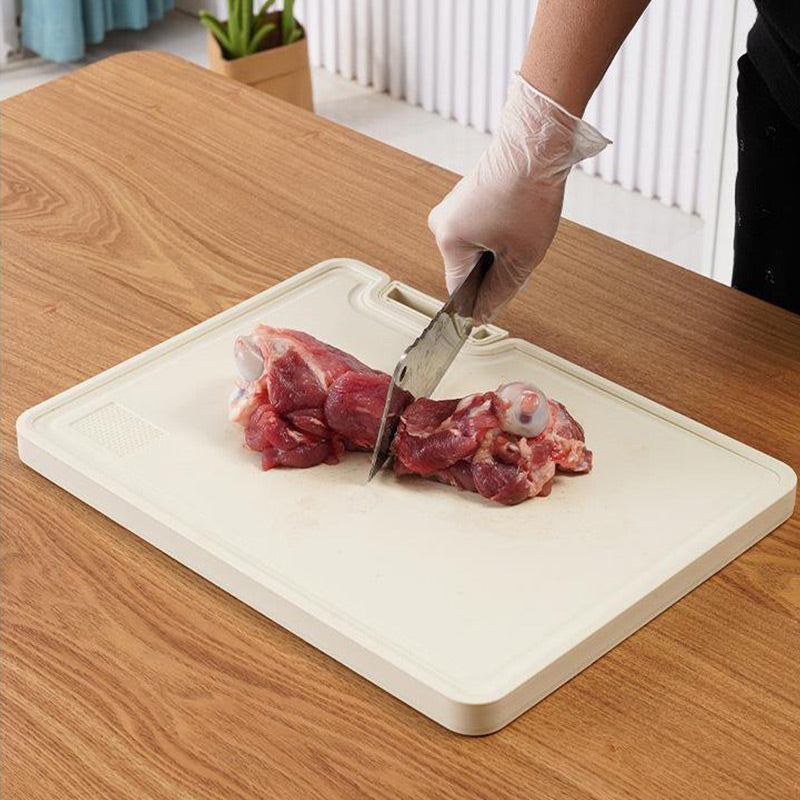 🔥HOT SALE (50% OFF)🔥Double Sided Antibacterial Cutting Board with Stand
