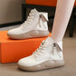 Thick-Soled High-Top Soft-Soled Chunky Shoes