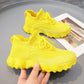 Women's Ultra-Comfort Breathable Lace-Up Knit Sneakers