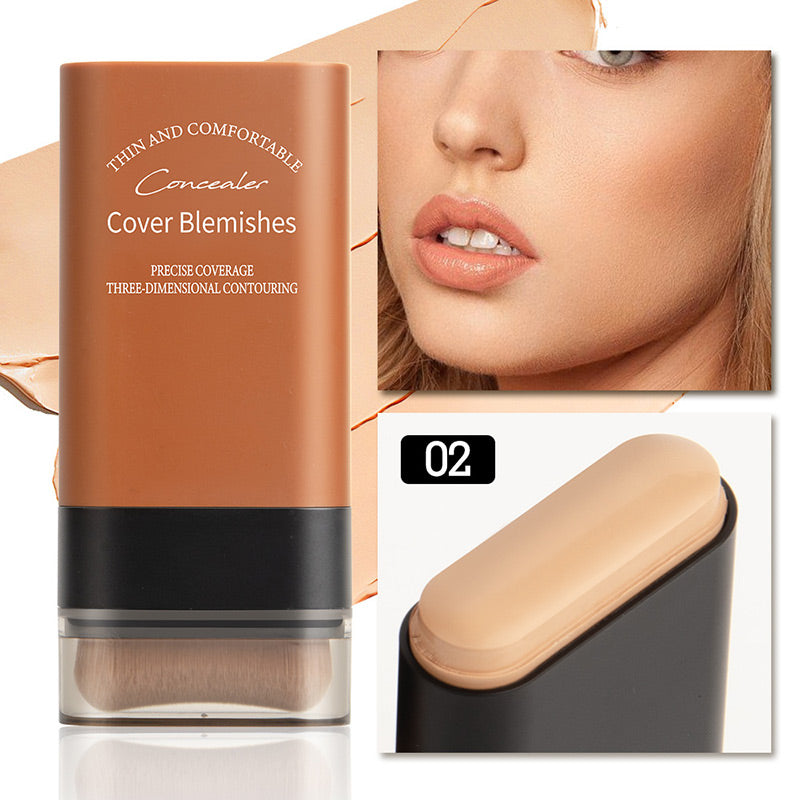 ✨2025 for Best Hydrating Lightweight Foundation Stick with Brush