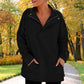 Women's Casual Lapel Half Zip Tops