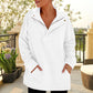 Women's Casual Lapel Half Zip Tops