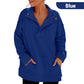 Women's Casual Lapel Half Zip Tops