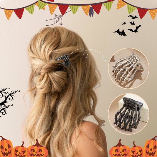 Halloween Fashionable Skeleton Hand Hair Claw Clip