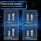 ⚡All-New Upgrade-4-in-1 Fast Charging Data Cable with Breathing Light