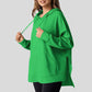 Women's Casual Long Sleeve Waffle Knit Hoodie with Side Slits