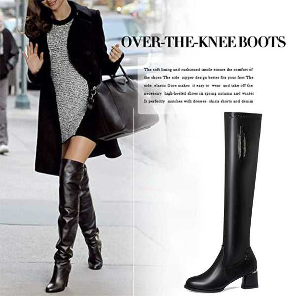 🌸Limited time 49% discount ✨warm leather boots for women