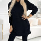 ✨New products on offer ✨Women's Fashion Solid Color Hoodie And Lined Leggings Two-Piece Set