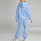 Casual Hooded Long-Sleeve Tops ＆ Pants 2-Piece Set