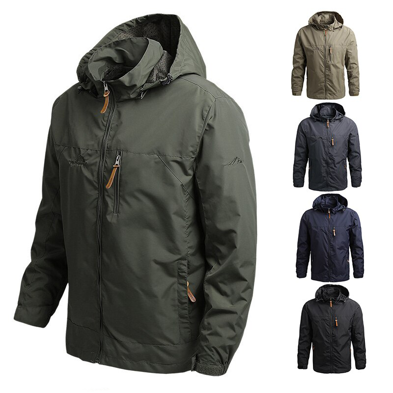 Climbing Field Jacket Men's Windproof Outerwear Waterproof Softshell Tactical Jacket Coat