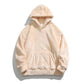 Men's Solid Color Thickened Loose Fuzzy Hooded Sweatshirt
