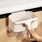 Multi-Functional Wall-Mounted Kitchen Trash Can with Scraper