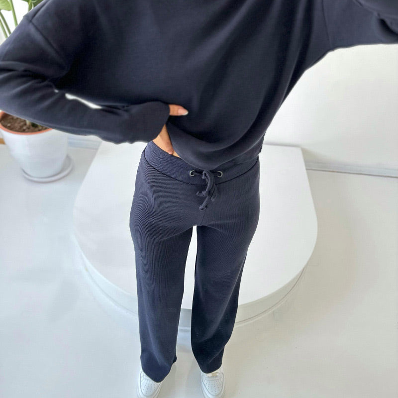 Women's Casual Solid Color 2-Piece Set