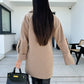 Women's Solid Color Double Breasted Coat