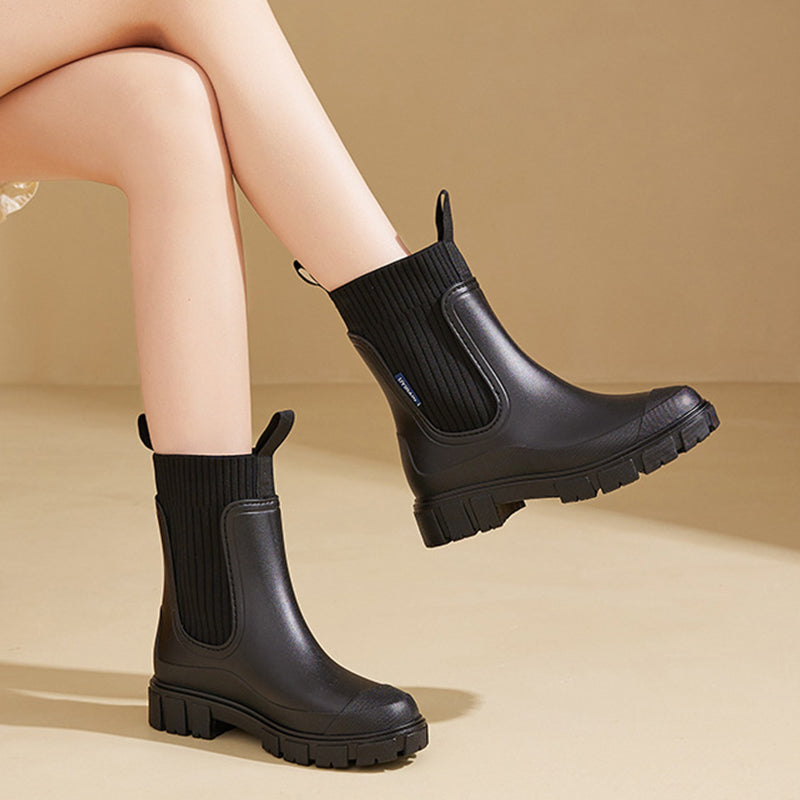 Waterproof Non-Slip Thick Sole Mid-Calf Boots