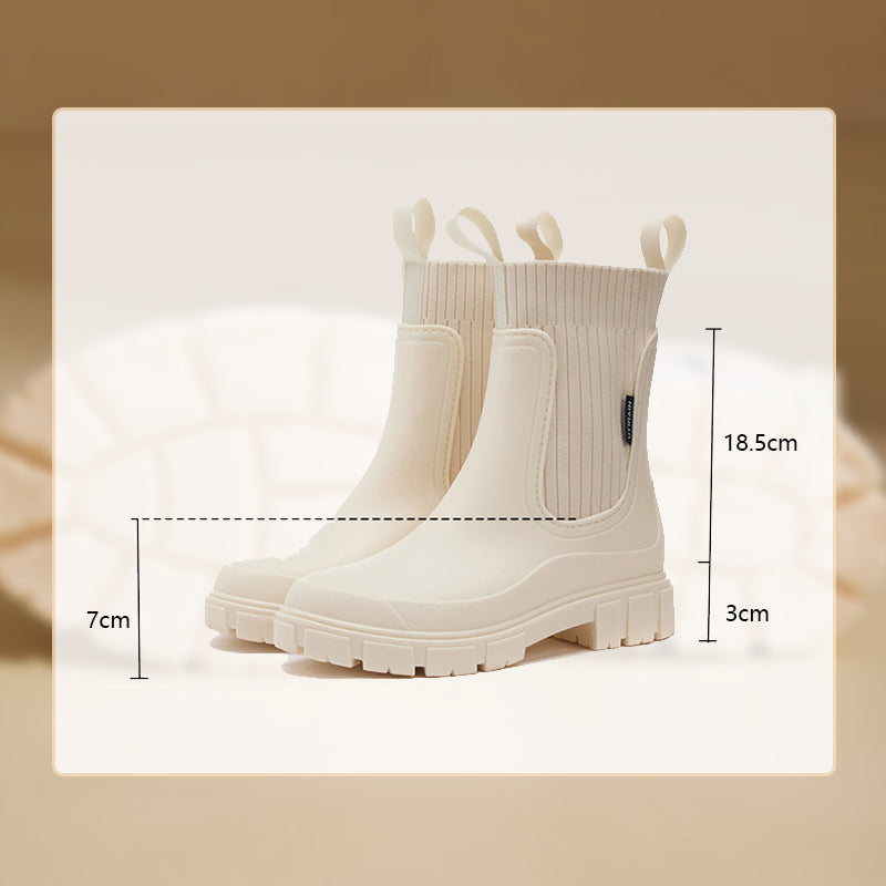 Waterproof Non-Slip Thick Sole Mid-Calf Boots