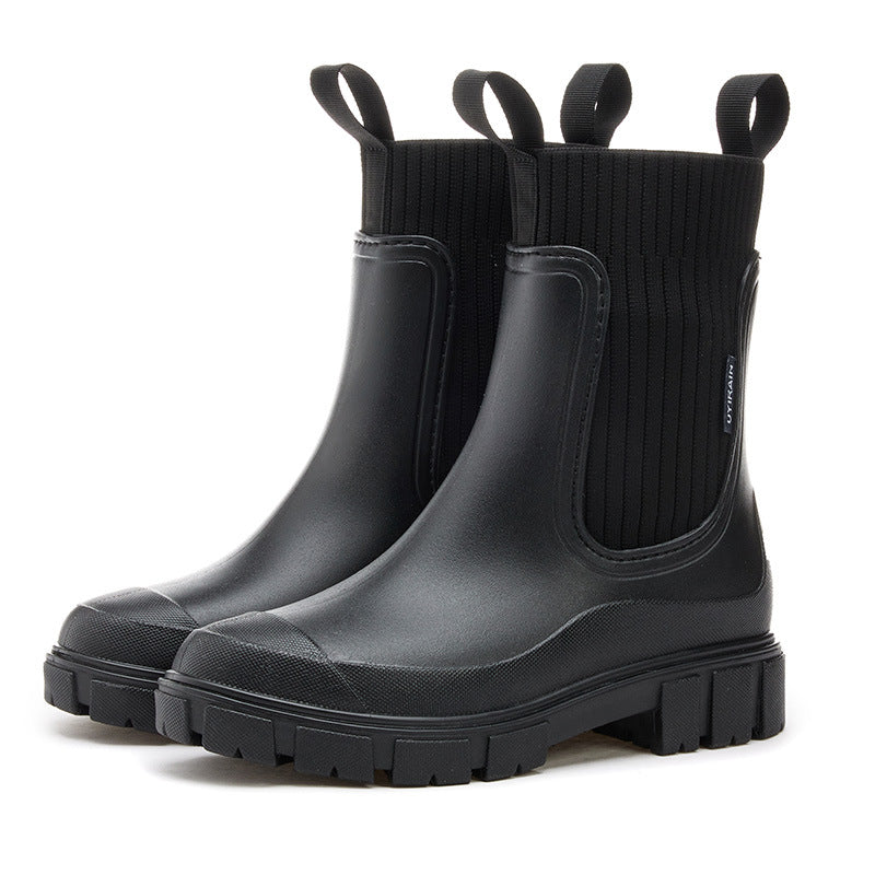 Waterproof Non-Slip Thick Sole Mid-Calf Boots