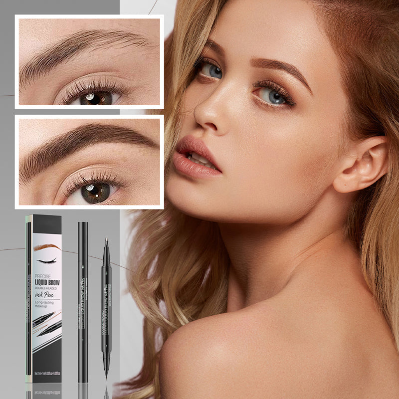 🔥Limited Time Sale - Buy 3 Get 5 Free🔥 2 in 1 Liquid Eyebrow Pen - Waterproof & Sweatproof