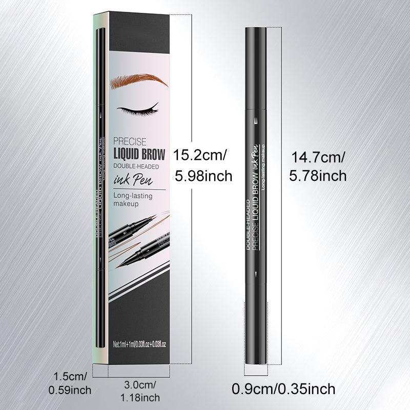 🔥Limited Time Sale - Buy 3 Get 5 Free🔥 2 in 1 Liquid Eyebrow Pen - Waterproof & Sweatproof