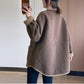 Solid Button Down Coats with Pockets（50% OFF）
