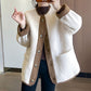 Solid Button Down Coats with Pockets（50% OFF）