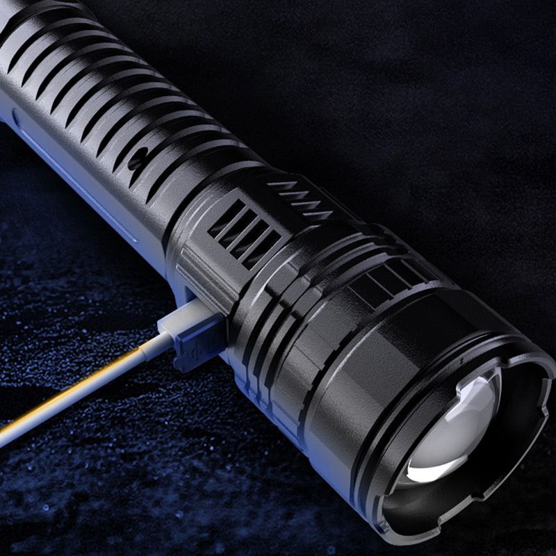 🎅Hot Winter Sale Limited Time Half Price-🔦 Multi-functional White Light Laser Telescopic Zoom Tactical Flashlight