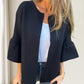 🌷Limited Time 49% OFF💞Women's Round Neck Flare Sleeve Short Jacket