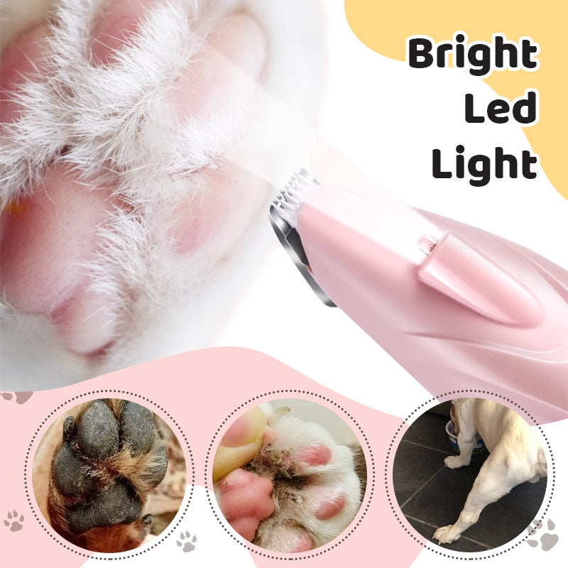 🐶Hot Sale🐾Low-Noise Pet Paw Trimmer with LED Light🐾Free Shipping