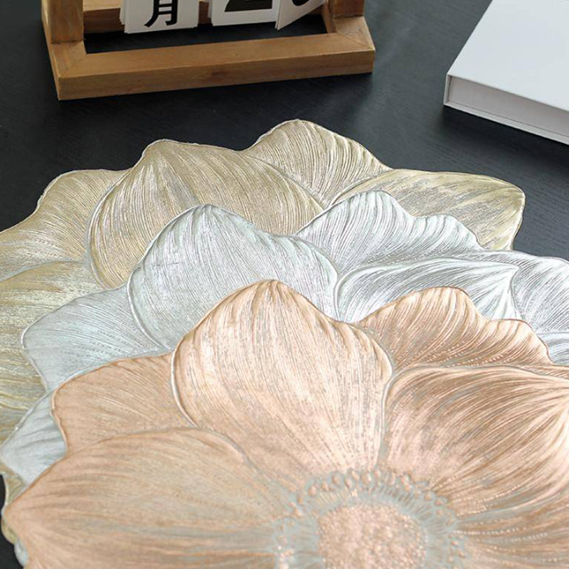 Lotus-Shaped Heat-Resistant and Washable Placemat