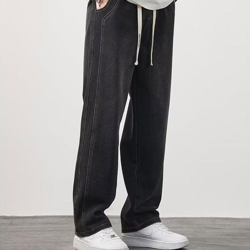 ⏳Time-Limited Special⏰Men's Loose Fit Straight Jeans – Lightweight, Breathable & Versatile – Cool Summer Comfort 🏃‍♂️