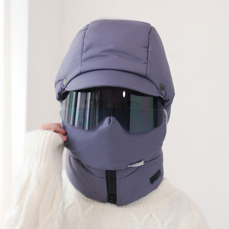 ❄️Winter New🌟Windproof Full Cover Outdoor Riding Mask with Glasses