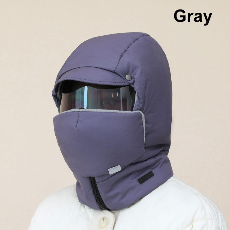 ❄️Winter New🌟Windproof Full Cover Outdoor Riding Mask with Glasses