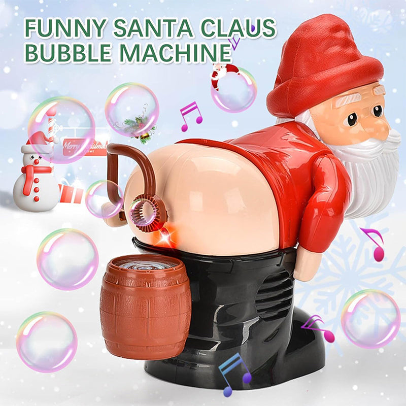 🎅Christmas Big Sale- 50% OFF🎄Funny Santa Bubble Blowing Machine