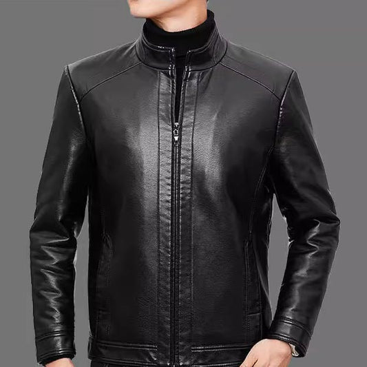 ❄️Winter Specials❄️ Men’s Warm Plush Lining Leather Jacket
