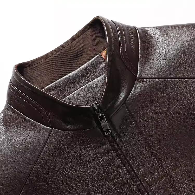 ❄️Winter Specials❄️ Men’s Warm Plush Lining Leather Jacket