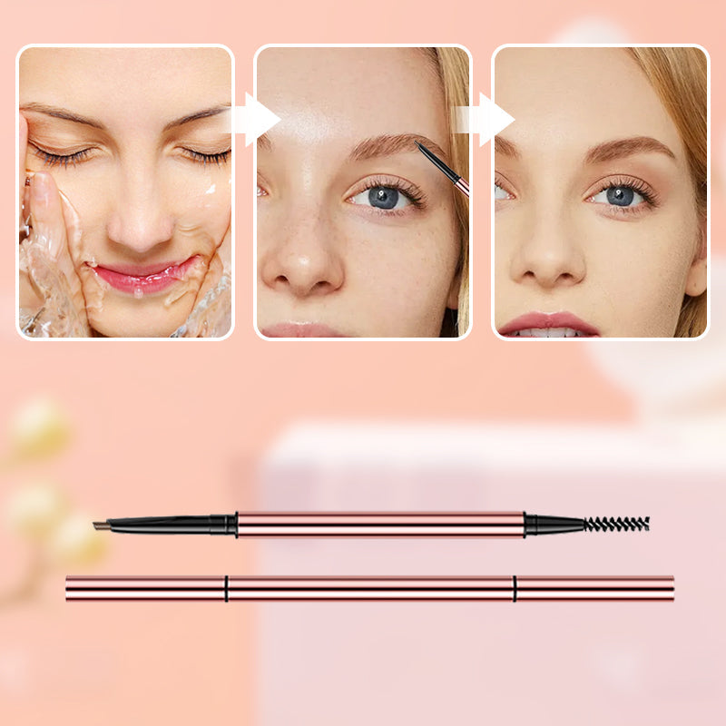 Dual-Ended Natural Long Lasting Eyebrow Pen