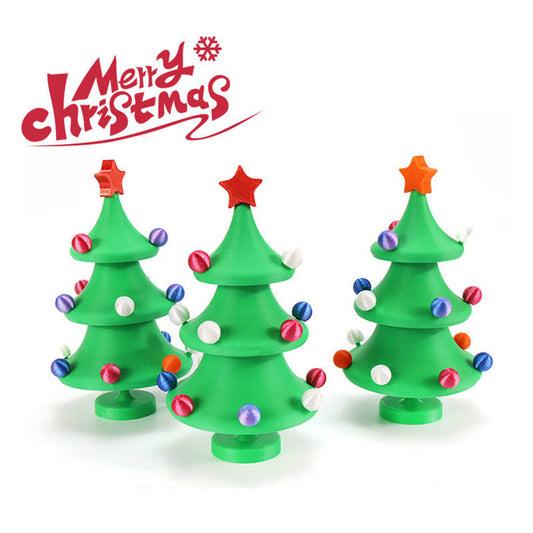 3D Printed Dancing Christmas Tree Decompression Toy