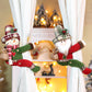 Christmas Doll Curtain Tiebacks