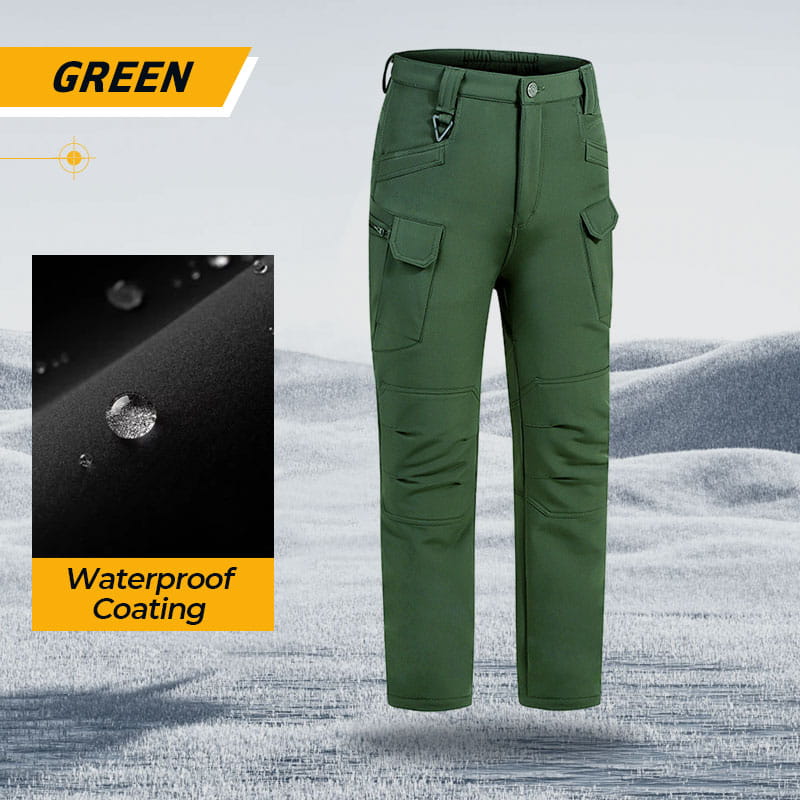 Men's Outdoor Hiking Waterproof Warm Pants